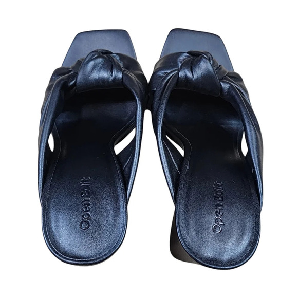 OpenEdit Kaia Knot Women Platform Heels - Picture 7 of 11